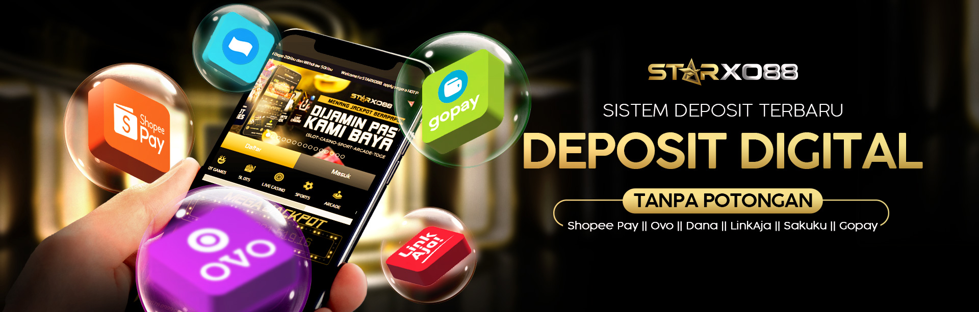 DEPOSIT E-MONEY TANPA POTONGAN